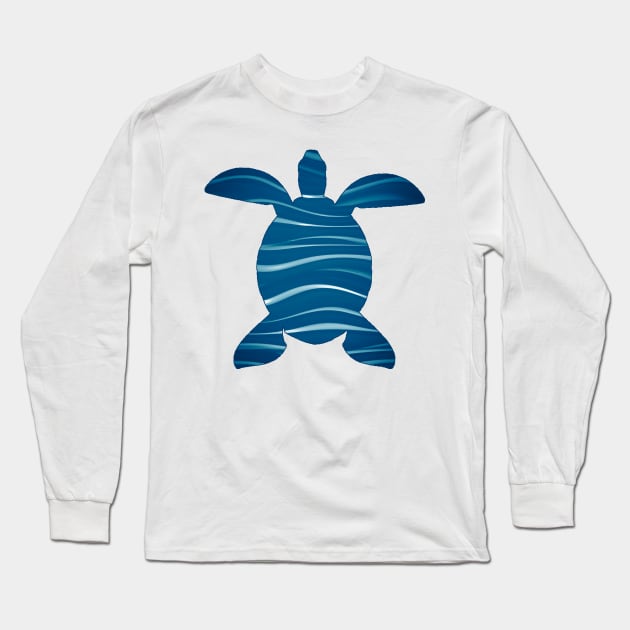 Turtle - Water Long Sleeve T-Shirt by CANJ72